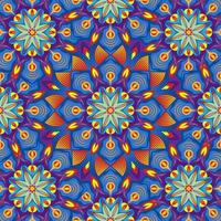 Abstract Circle Kaleidoscope Ornament vector