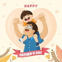 feliz Día del Padre vector