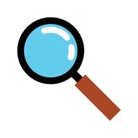 lens search icon - isolated search lens, magnifying lens illustration- Vector search magnifying glass on a white background.