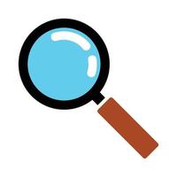 lens search icon - isolated search lens, magnifying lens illustration- Vector search magnifying glass on a white background.