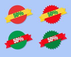 Merry Christmas concept. Sale quality badges. Seller offer big sale, hot deal or buy now. vector