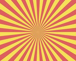 Yellow and Red shiny starburst background, abstract texture,vector illustration. vector