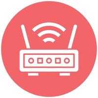 Wireless Router Icon Style vector
