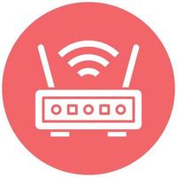 Wireless Router Icon Style vector