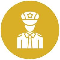 Police Officer Icon Style vector