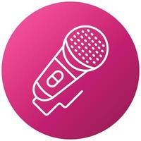 Microphone Icon Style vector