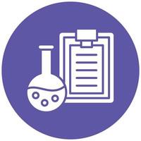 Lab Report Icon Style vector