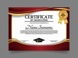 Education Graduation Certificate vector