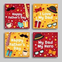 Father's Day Card vector