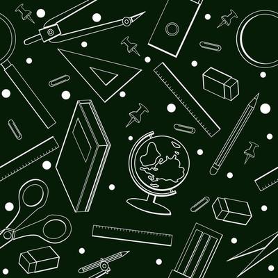 School Supplies Outlines Background