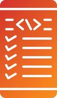Mobile Coding Icon Style vector