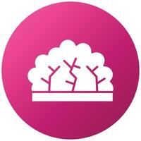 Bush Icon Style vector