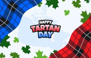 Tartan Day Background vector