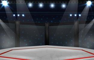 MMA Arena Background vector