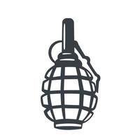 grenade, soviet world war 2 explosive, vector illustration