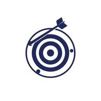 missed target icon on white vector