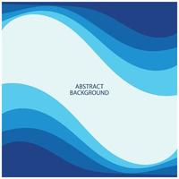 Abstract Water wave design background vector