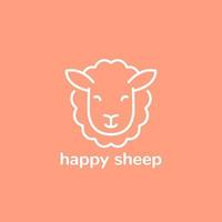 Sheep line icon, vector design