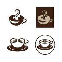 Coffee cup Logo Template vector