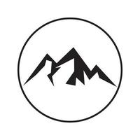 Mountain icon Logo design vector