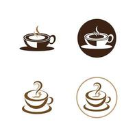 Coffee cup Logo Template vector