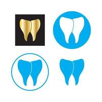 tooth care logo design vector