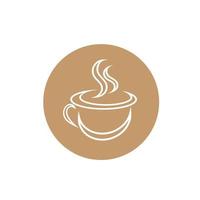 Coffee cup Logo Template vector