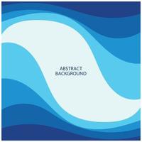 Abstract Water wave design background vector