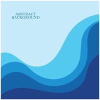 Abstract Water wave design background vector