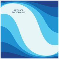 Abstract Water wave design background vector