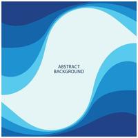 Abstract Water wave design background vector