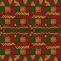 Pan African Seamless Pattern Background vector