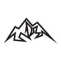 Mountain icon Logo design vector