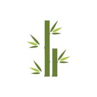 icono de vector de plantilla de logotipo de bambú