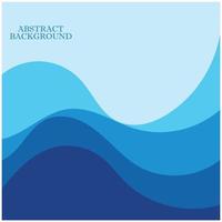 Abstract Water wave design background vector