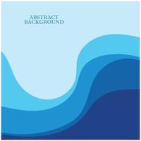 Abstract Water wave design background vector