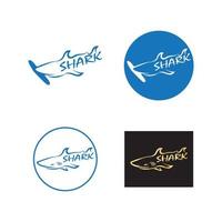 Shark illustration Logo vector