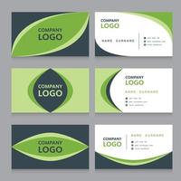 Business Card Template Set vector