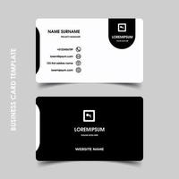 Modern business card template vector