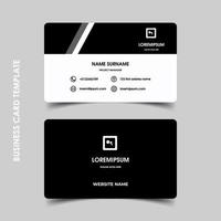 Modern business card template vector