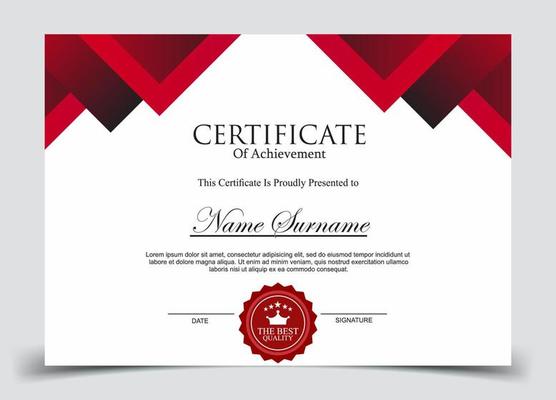 Certificate of Appreciation template, certificate of achievement, awards diploma template