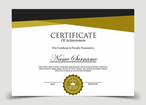 Certificate of Appreciation template, certificate of achievement, awards diploma template