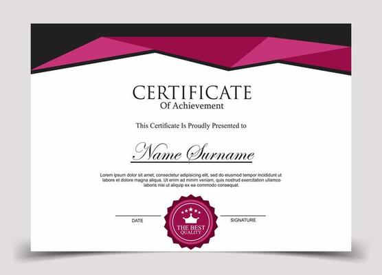 Certificate of Appreciation template, certificate of achievement, awards diploma template