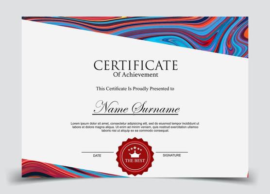 Certificate of Appreciation template, certificate of achievement, awards diploma template