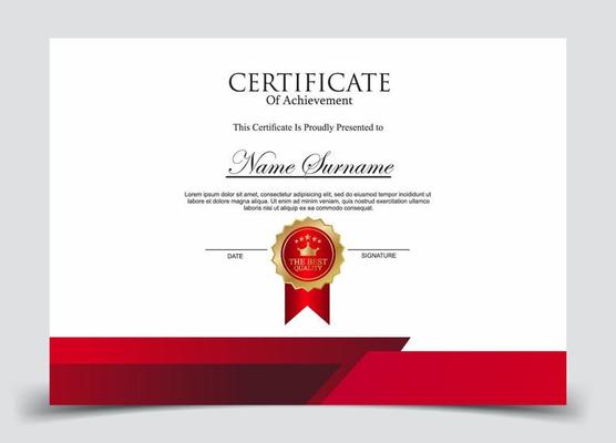 Certificate of Appreciation template, certificate of achievement, awards diploma template