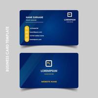 Modern business card template vector