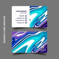 Modern business card template vector