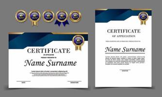 Certificate of Appreciation template, certificate of achievement, awards diploma template