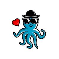 OCTOPUS CARTOON VECTOR