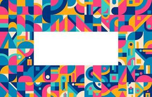 Abstract Rectangle Background Concept vector